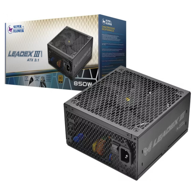 Блок Питания Super Flower Leadex III 850W ATX3.1 Gold SF-850F14GE 80 Plus Gold