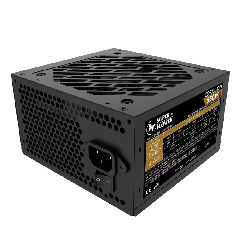 Power Supply Super Flower Zillion 650W Bronze SF-650Z12DB 80 Plus Bronze