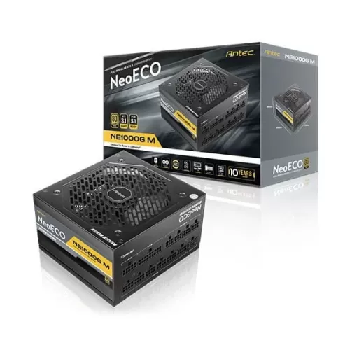Power Supply Antec NE1000G M ATX 3.1 0-761345-11393-9 Full Modular 80 Plus Gold
