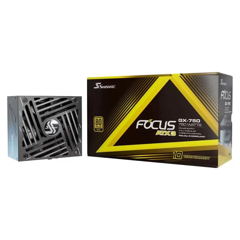 ספק כוח Seasonic Focus GX-750 ATX SRP-FGX751-A5A32SF 80 Plus Gold 750W