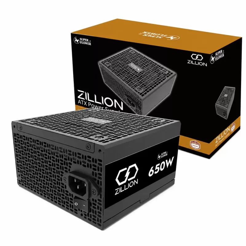 Power Supply Super Flower Zillion ATX3.1 SF-650Z12DB-D 80 Plus Silver 650W