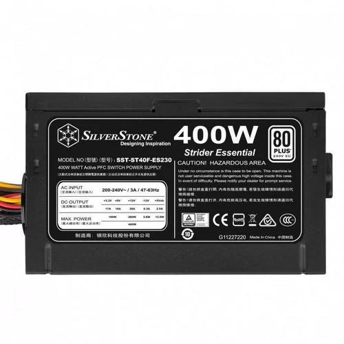 ספק כוח SilverStone ST40F-ES230 80 Plus 400W
