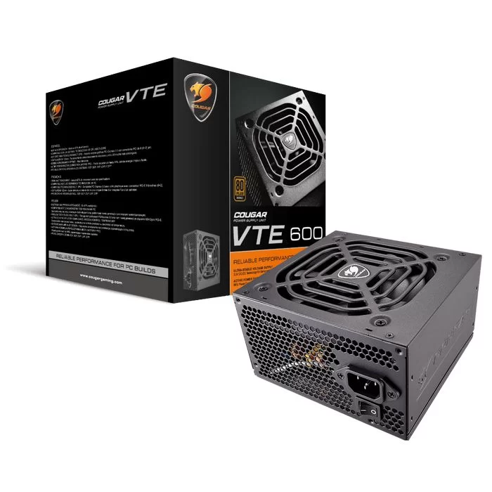 Power Supply COUGAR VTE600 CP-VTE600 Non modular 80 Plus Bronze 600W
