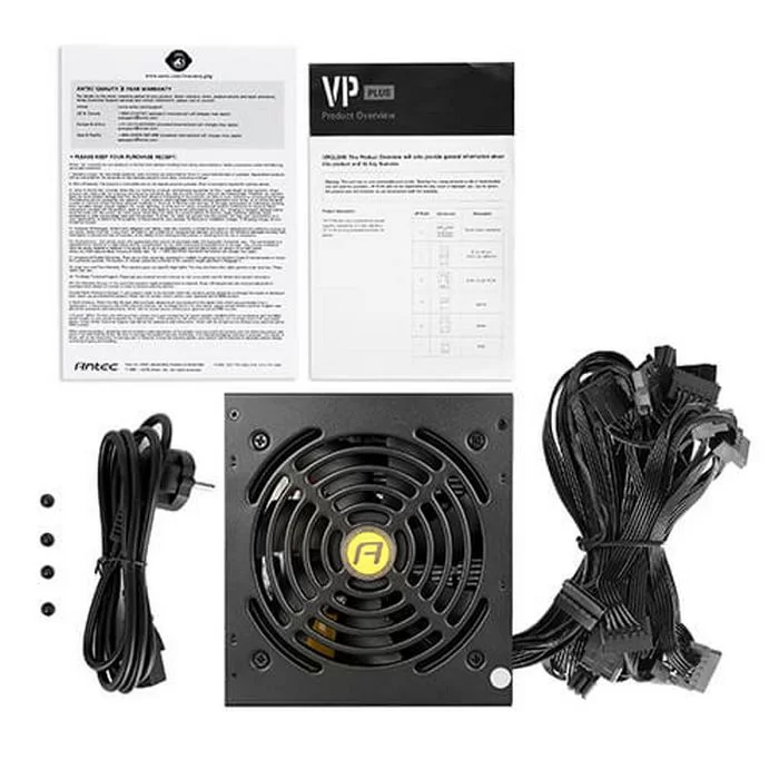 ספק כוח Antec VP450P PLUS 0-761345-11187-4 מודולרי מלא 80 Plus 450W