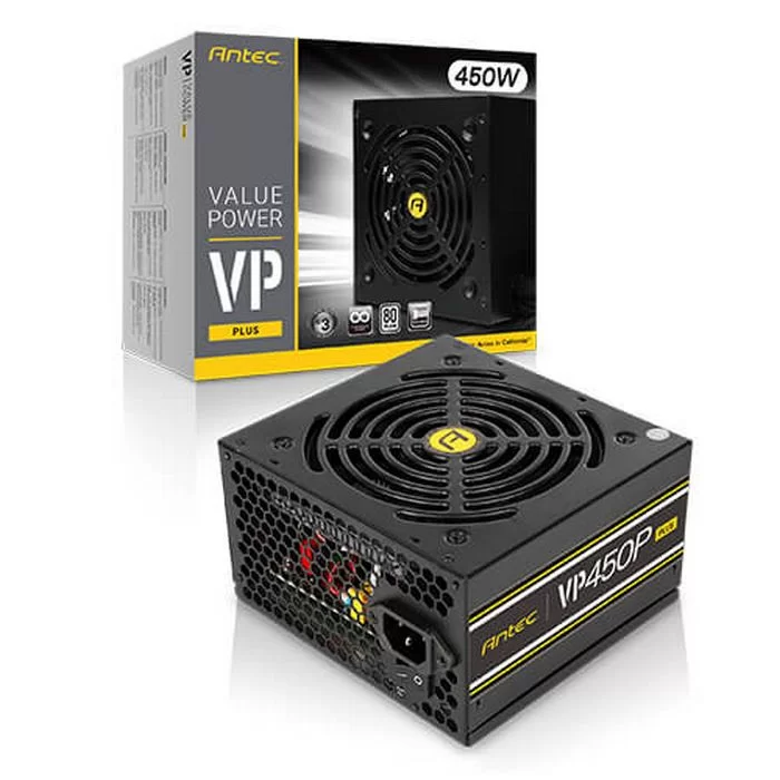 ספק כוח Antec VP450P PLUS 0-761345-11187-4 מודולרי מלא 80 Plus 450W
