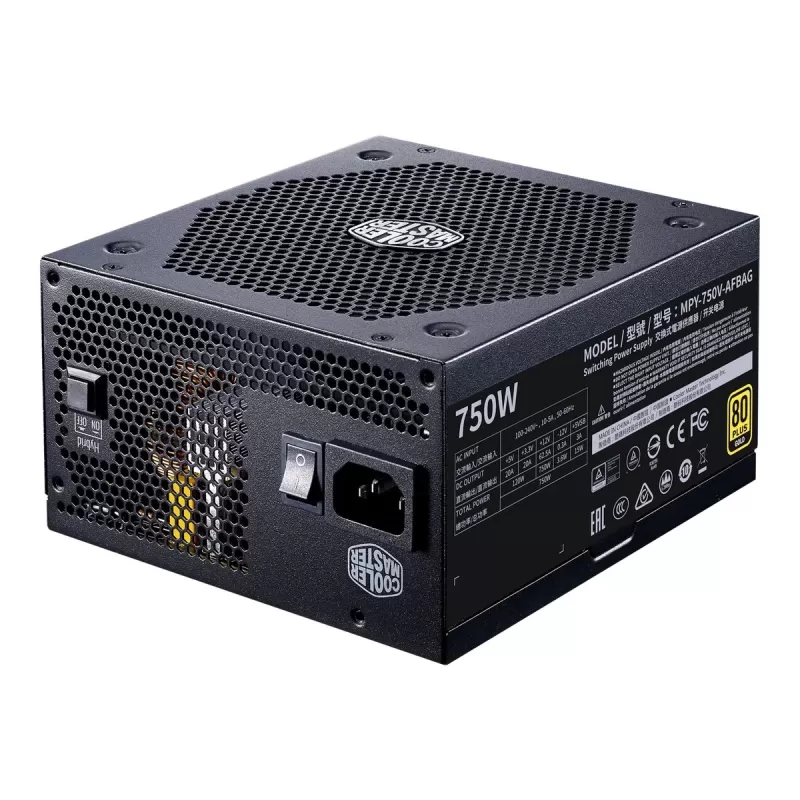 Блок Питания Cooler Master V750 V2 MPY-750V-AFBAG Полностью Модулярный 80 Plus Gold 12V:750W 