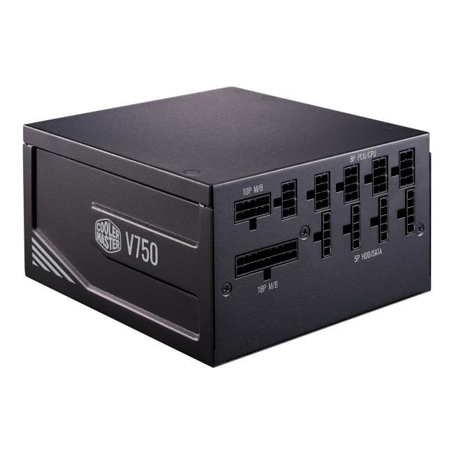 Power Supply Cooler Master V750 V2 MPY-750V-AFBAG מודולרי מלא 80 Plus Gold