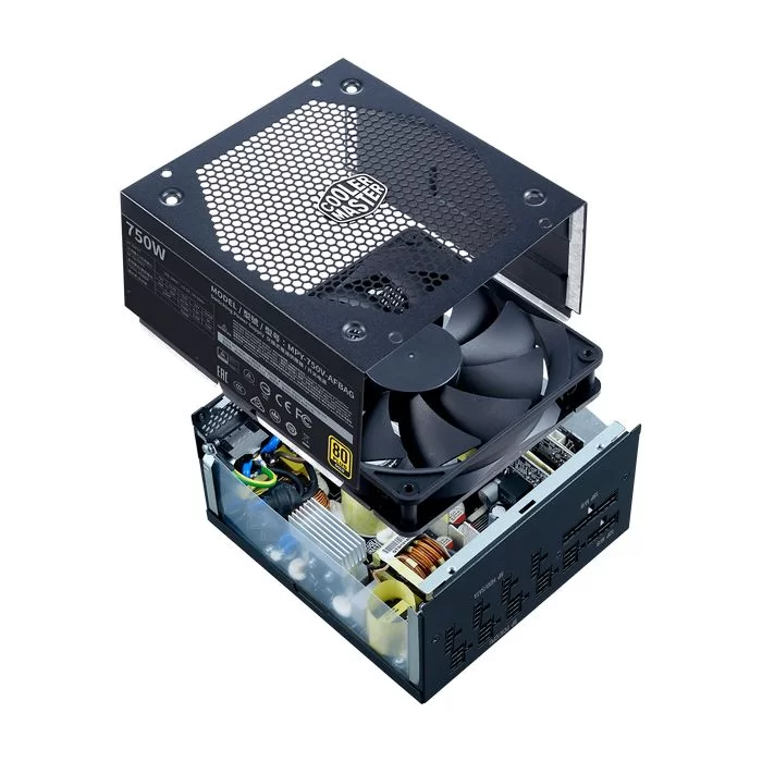 Блок Питания Cooler Master V750 V2 MPY-750V-AFBAG Полностью Модулярный 80 Plus Gold 12V:750W 