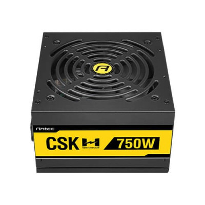 Power Supply Antec CUPRUM STRIKE CSK750H 0-761345-11766-1 מודולרי חלקי 80 PLUS Power Supply Antec CUPRUM STRIKE CSK750H 0-761345-11766-1 מודולרי חלקי 80 PLUS