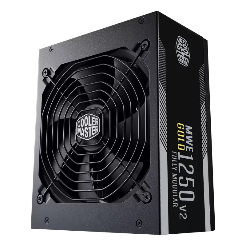 ספק כוח Cooler Master MWE GOLD 1250 - V2 MPE-C501-AFCAG-EU מודולרי מלא 80 Plus Gold 12V:1250W ATX