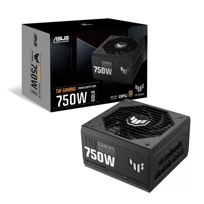 Power Supply Asus TUF Gaming 750W Gold 90YE00S3-B0WA00 Full Modular 80 Plus Gold ATX12V