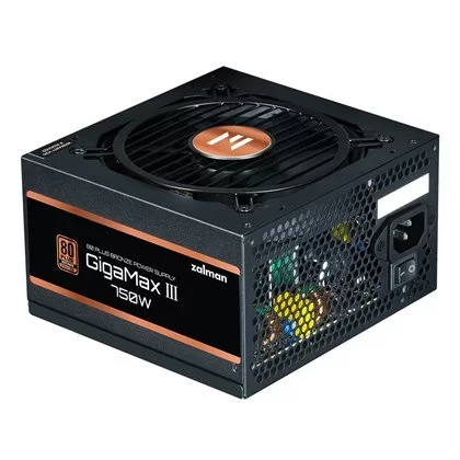 Power Supply Zalman GigaMax ZM750-GVII ZM750-GV3 Non modular 80 Plus Bronze 750W 12V:744W