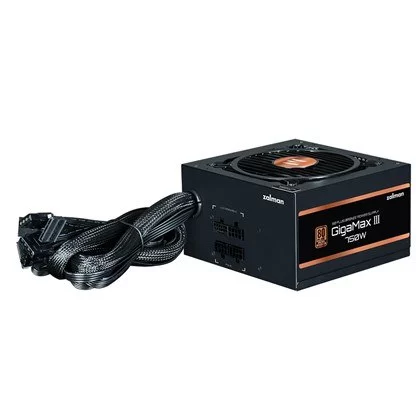 Power Supply Zalman GigaMax ZM750-GVII ZM750-GV3 Non modular 80 Plus Bronze 750W 12V:744W