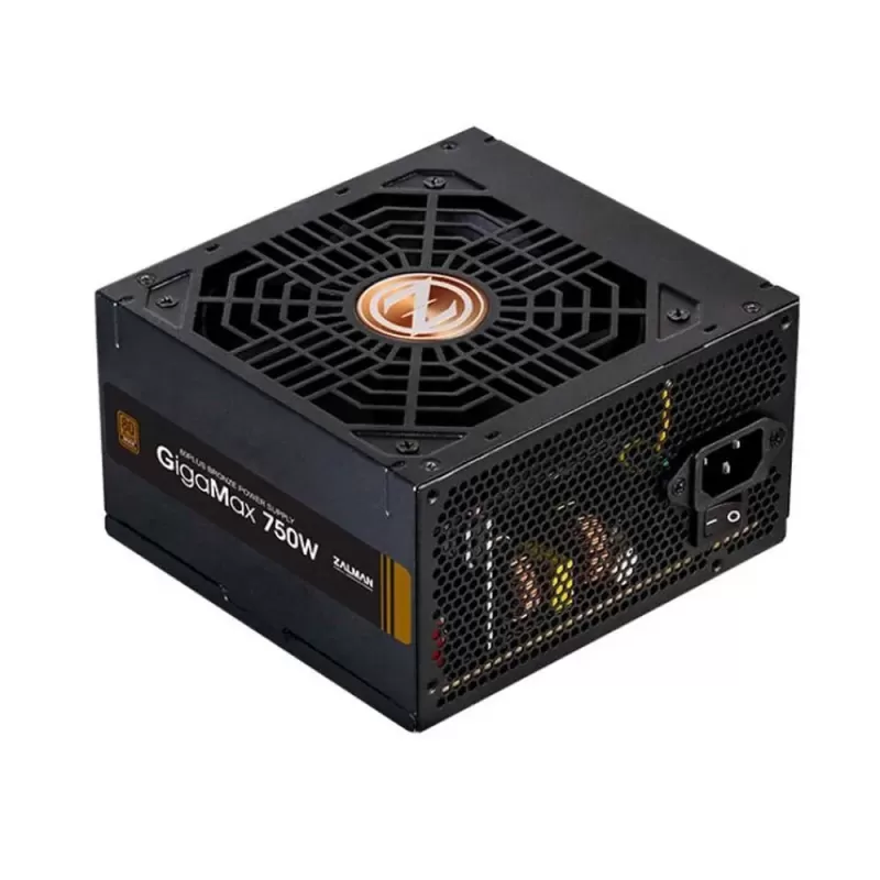 Power Supply Zalman GigaMax ZM750-GVII ZM750-GV3 Non modular 80 Plus Bronze 750W 12V:744W
