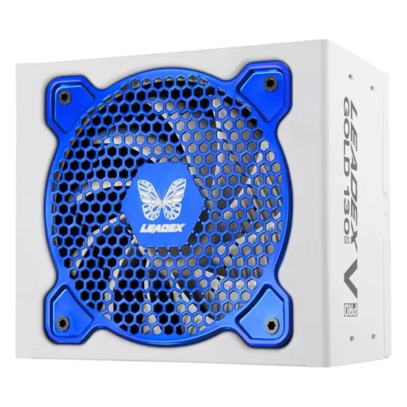 ספק כוח Super Flower Leadex V Gold Pro 1000W PCIE 5.1 לבן SF-1000F14TG-WH 80 Plus Gold