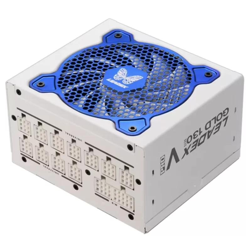ספק כוח Super Flower Leadex V Gold Pro 1000W PCIE 5.1 לבן SF-1000F14TG-WH 80 Plus Gold