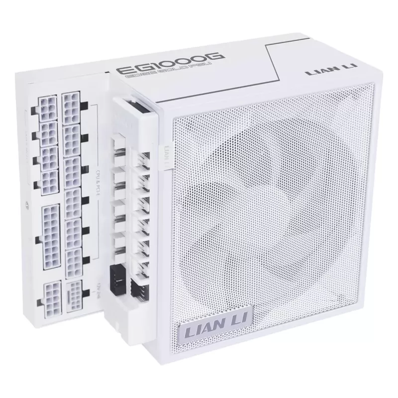 ספק כוח LIAN-LI EDGE 1000W Gold לבן EG1000G-W 80 Plus Gold