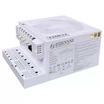 ספק כוח LIAN-LI EDGE 1000W Gold לבן EG1000G-W 80 Plus Gold