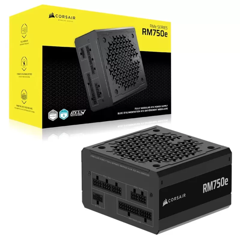 ספק כוח Corsair RMe Series RM750e CP-9020295-EU 80 Plus Gold 750W ספק כוח Corsair RMe Series RM750e CP-9020295-EU 80 Plus Gold 750W