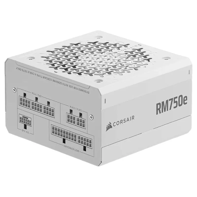 Power Supply Corsair RM750e ATX3.1 white CP-9020292-EU Full Modular 80 Plus
