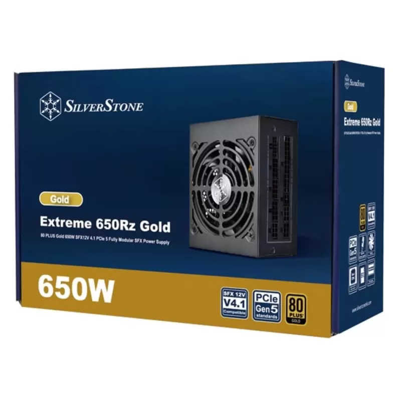 ספק כוח SilverStone Extreme 650Rz SFX Fully Modular SST-EX650R-GM 80 Plus Gold 650W