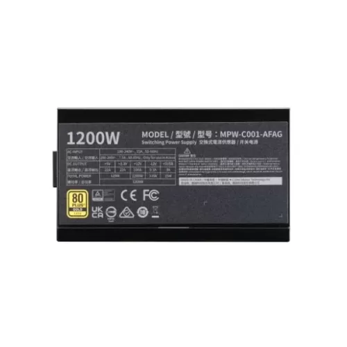 ספק כוח Cooler Master Elite 80 Plus ATX3.1 MPW-C001-AFAG-BWO 80 Plus Gold 1200W