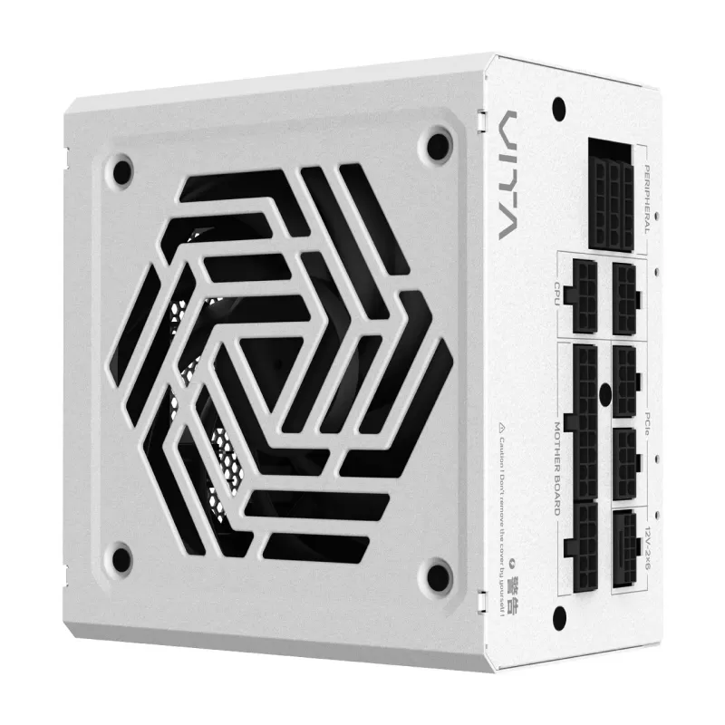 ספק כוח FSP VITA GM 750W לבן VITA-750GM(W) Full Modular 80 Plus Gold 12V:750