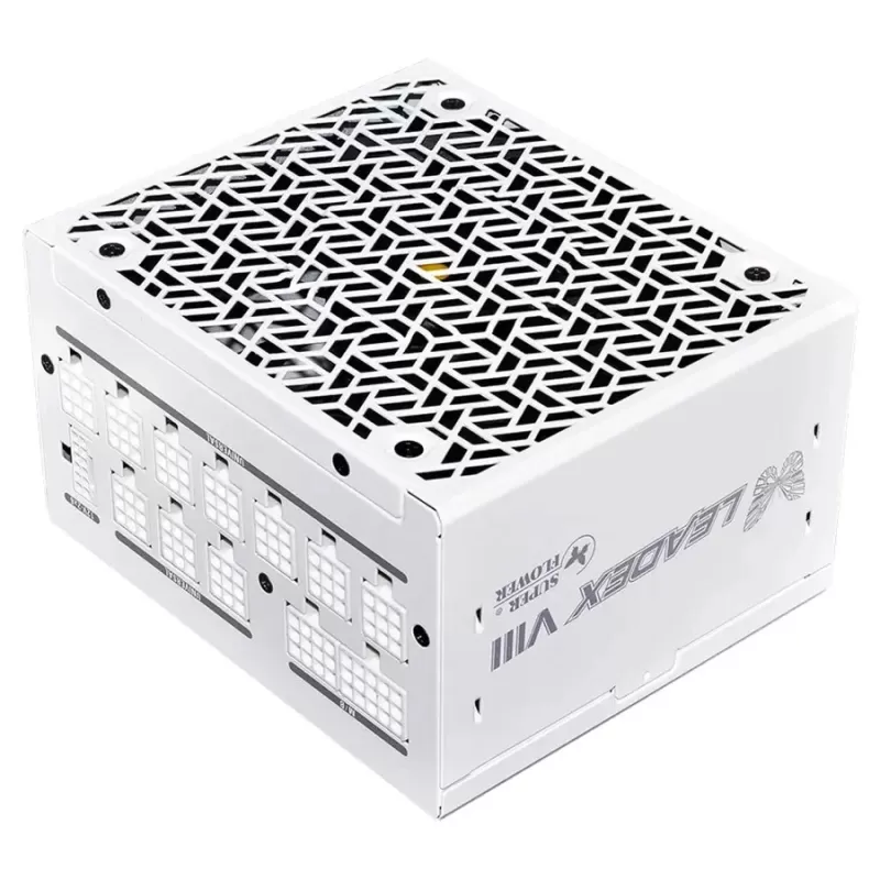 ספק כוח Super Flower Leadex VIII PRO 1200W ATX3.1 Platinum לבן SF-1200F14SP-WH מודולרי מלא 80 Plus Platinum