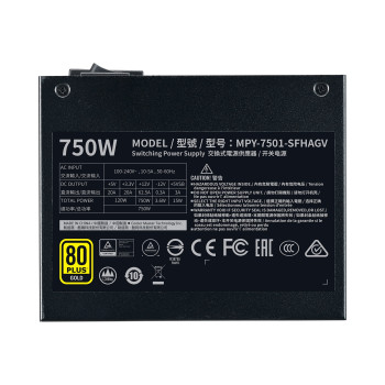 ספק כוח Cooler Master V750 SFX MPY-7501-SFHAGV-EU מודולרי מלא 80 Plus Gold ספק כוח Cooler Master V750 SFX MPY-7501-SFHAGV-EU מודולרי מלא 80 Plus Gold