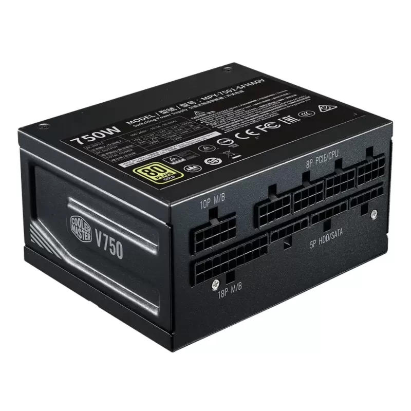 Блок Питания Cooler Master V750 SFX MPY-7501-SFHAGV-EU Полностью Модулярный 80 Plus Gold 12V:750W 