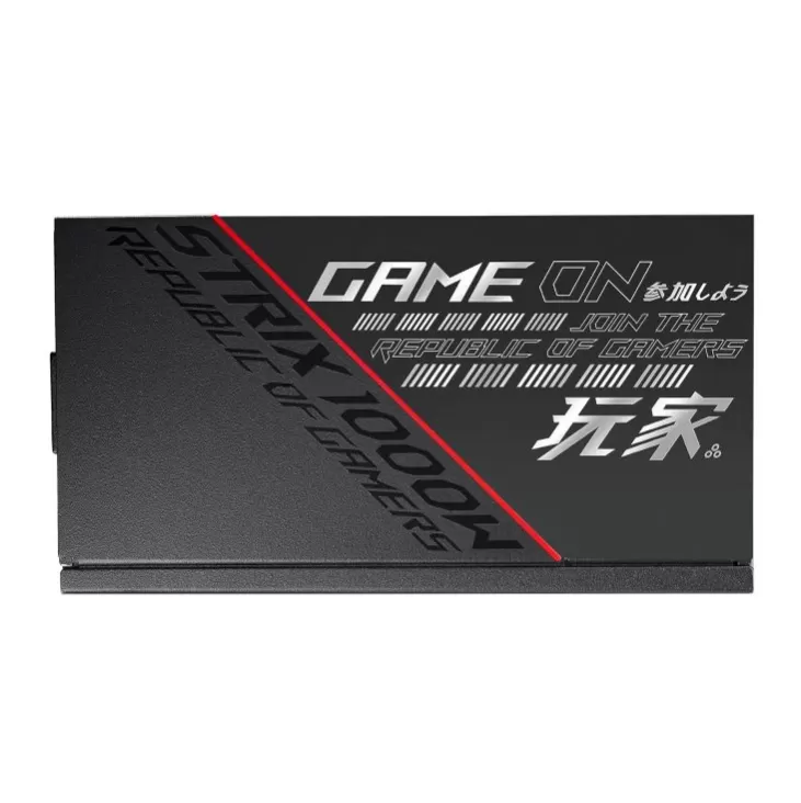 ספק כוח Asus ROG Strix ROG-STRIX-1000G 90YE00A5-B0WA00 מודולרי מלא 80 Plus Gold 1000W 12V:996W
