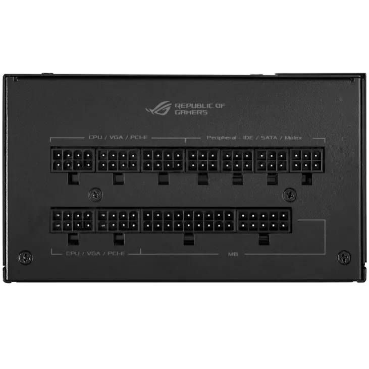 ספק כוח Asus ROG Strix ROG-STRIX-1000G 90YE00A5-B0WA00 מודולרי מלא 80 Plus Gold 1000W 12V:996W