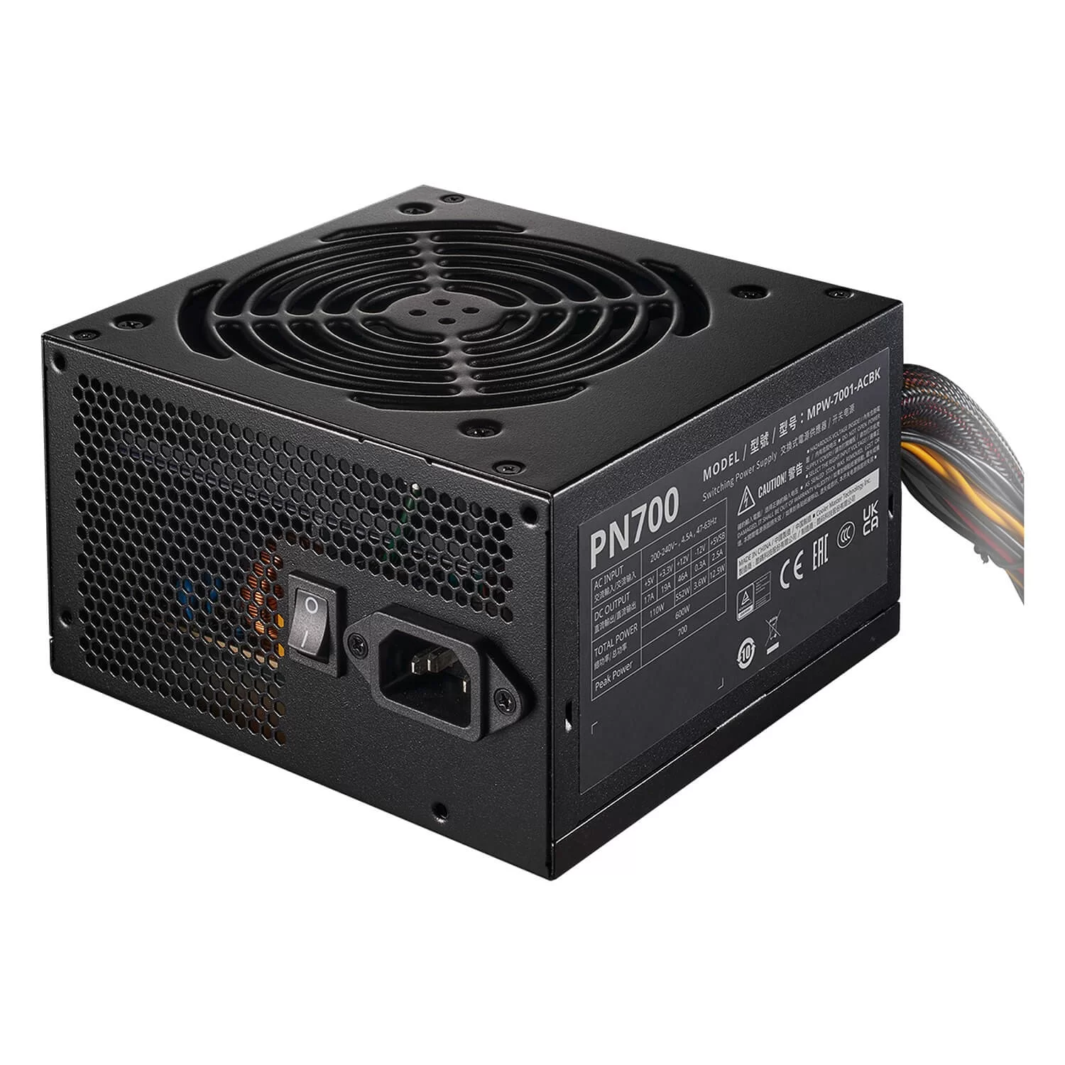 Power Supply Cooler Master ELITE NEX 700 230V PEAK MPW-7001-ACBK-PWO Modular without 700W 12V:552W