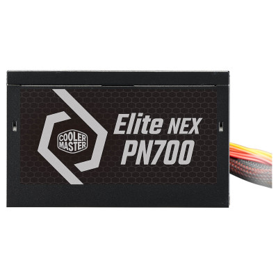 Power Supply Cooler Master ELITE NEX 700 230V PEAK MPW-7001-ACBK-PWO לא מודולרי Power Supply Cooler Master ELITE NEX 700 230V PEAK MPW-7001-ACBK-PWO לא מודולרי