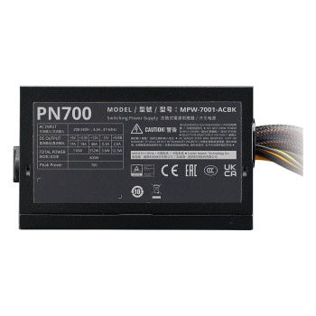 Power Supply Cooler Master ELITE NEX 700 230V PEAK MPW-7001-ACBK-PWO לא מודולרי