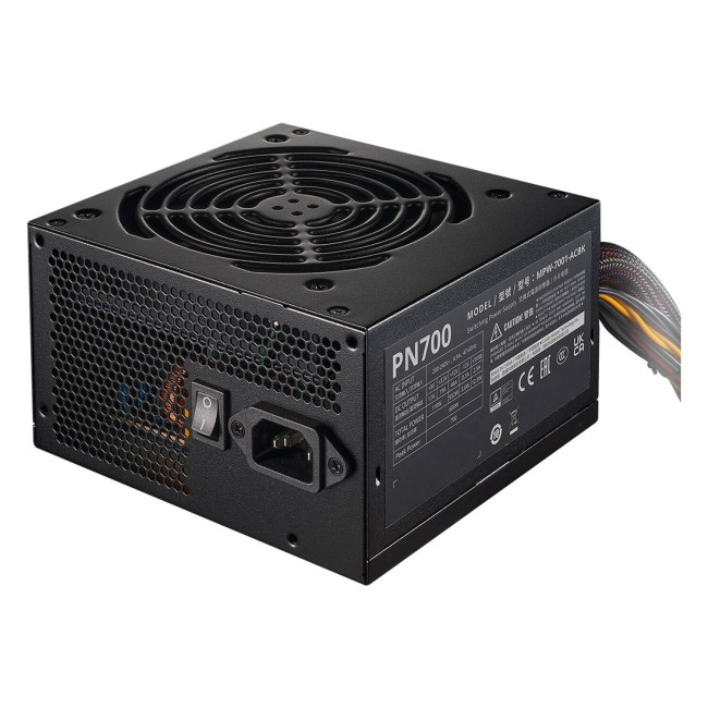 Power Supply Cooler Master ELITE NEX 700 230V PEAK MPW-7001-ACBK-PWO לא מודולרי Power Supply Cooler Master ELITE NEX 700 230V PEAK MPW-7001-ACBK-PWO לא מודולרי