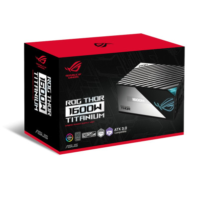 Блок Питания Asus ROG Thor 1600W Titanium 90YE00K0-B0WA00 מודולרי מלא 80 PLUS Блок Питания Asus ROG Thor 1600W Titanium 90YE00K0-B0WA00 מודולרי מלא 80 PLUS