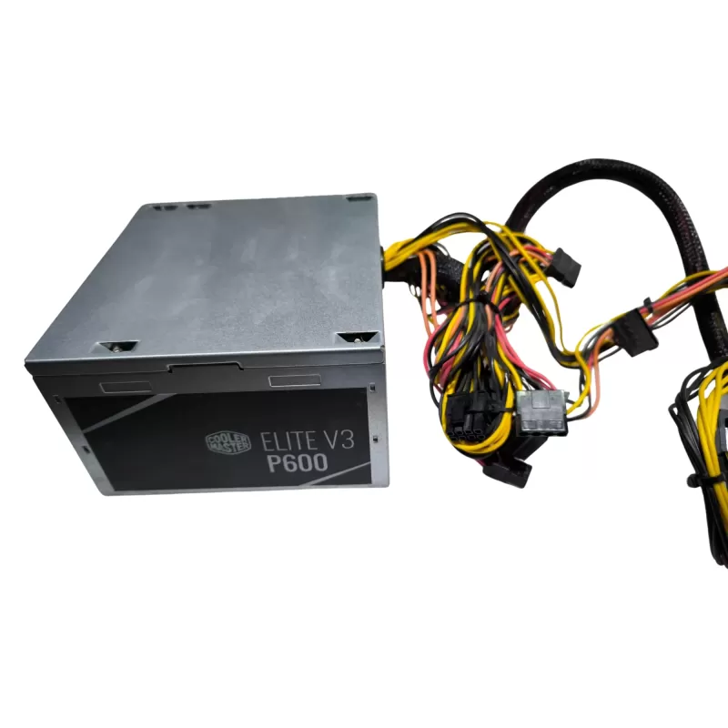 ספק כוח Cooler Master Elite V3 230V MPW-6001-PSABN1 לא מודולרי 80 Plus 600W 12V:456W מצב:משומש
