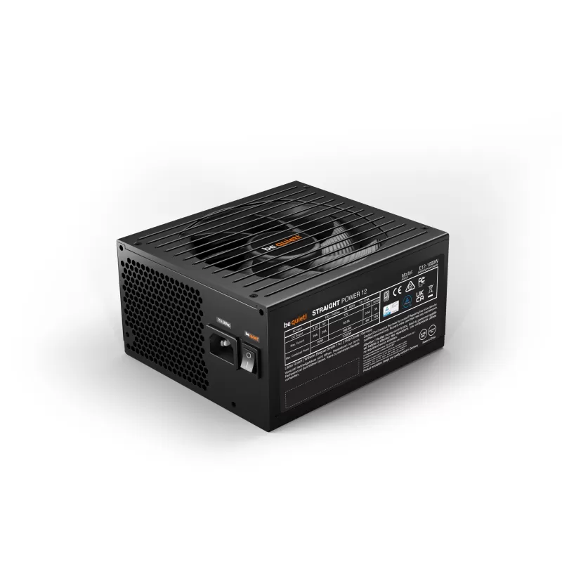ספק כוח be quiet! Straight Power 12 1000W שחור BN338 Full Modular 80 Plus Platinum 12V:1000W