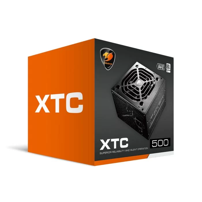 Power Supply COUGAR XTC500 31XC050.0001P Non modular 80 Plus 500W