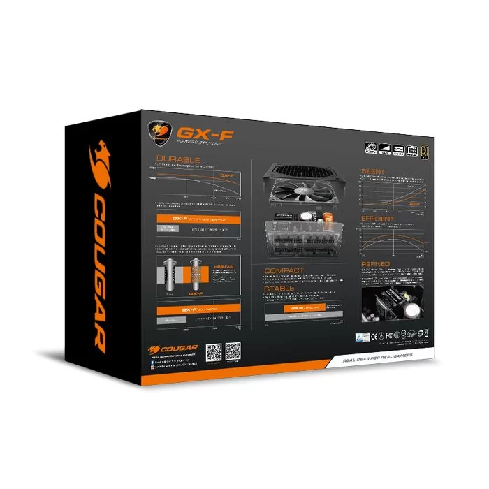 Power Supply COUGAR GX-F750 CP-GXF750 Full Modular 80 Plus Gold 750W