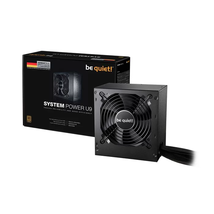 Power Supply be quiet! SYSTEM POWER U9 BN288 Non modular 80 Plus Bronze 600W 12V:576W