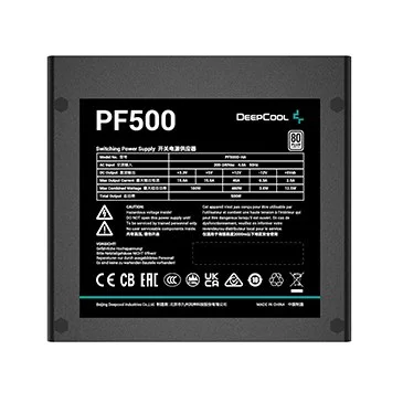 ספק כוח DEEPCOOL PF500 R-PF500D-HA0B לא מודולרי 80 Plus 500W 12V:480W