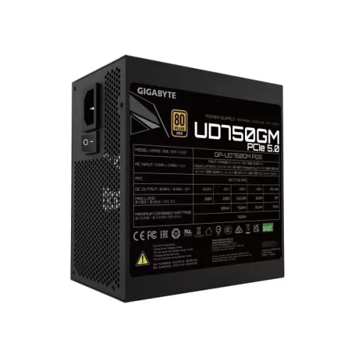 ספק כוח Gigabyte UD750GM PG5 GP-UD750GM PG5 80 Plus Gold 750W - יבואן רשמי