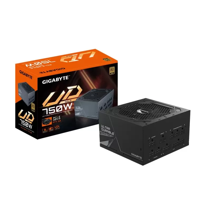 ספק כוח Gigabyte UD750GM PG5 GP-UD750GM PG5 80 Plus Gold 750W - יבואן רשמי
