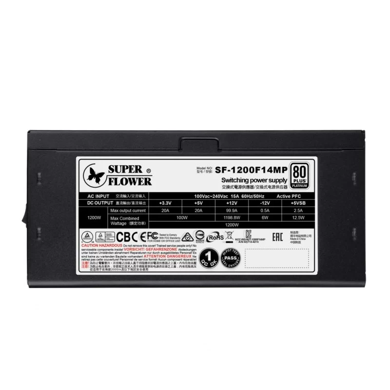 ספק כוח Super Flower Leadex SE SF-1200F14MP 80 Plus Platinum 1200W