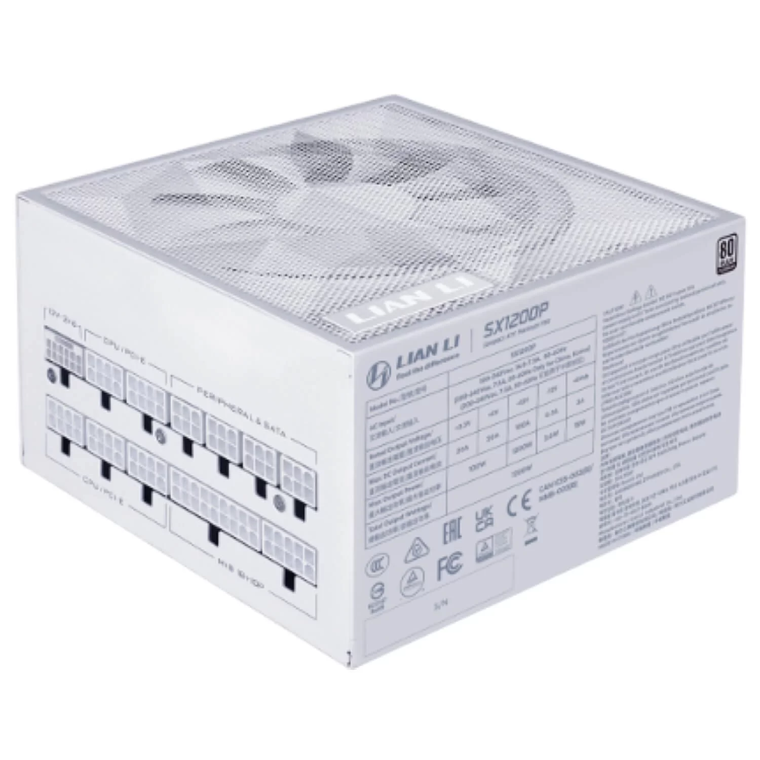 Блок Питания LIAN-LI SX white SX1200P-W 80 Plus Platinum 1200W