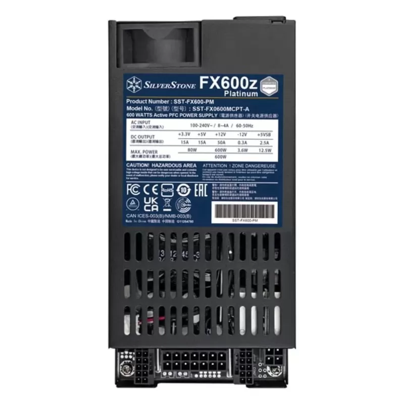 Power Supply SilverStone FX600z Flex ATX Fully Modular SST-FX600-PM 80 Plus Platinum 600W
