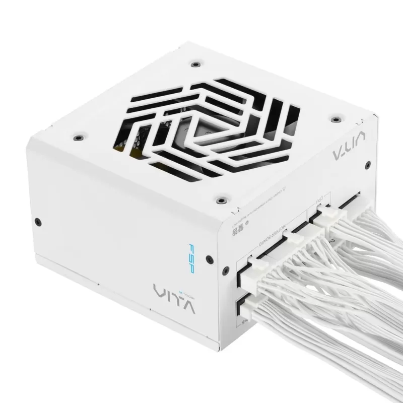 ספק כוח FSP VITA GM 850W לבן VITA-850GM W Full Modular 80 Plus Gold 12V:850
