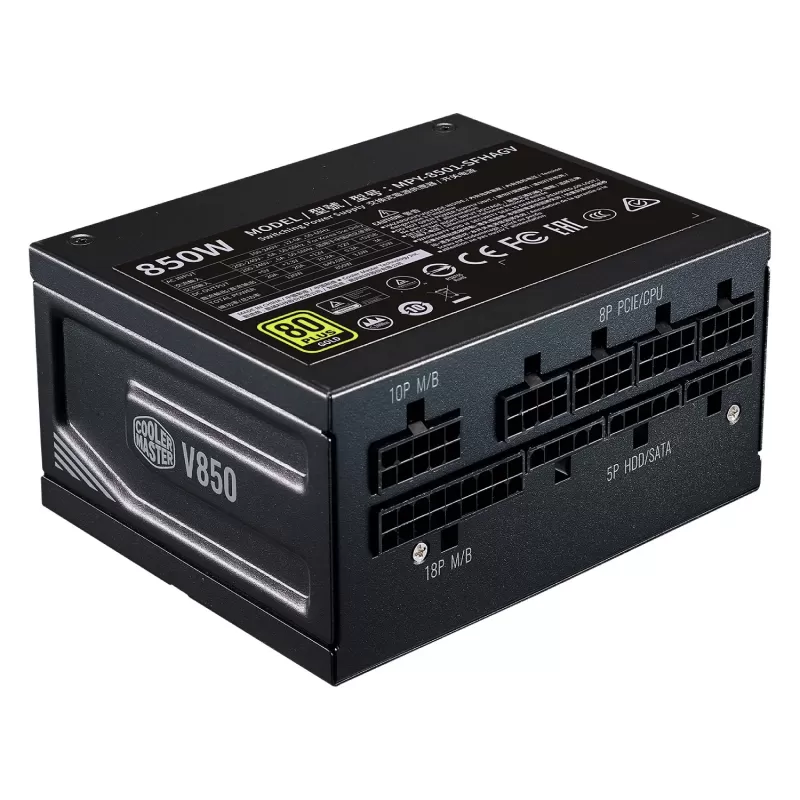 Power Supply Cooler Master V850 SFX MPY-8501-SFHAGV Full Modular 80 Plus Gold 850W 12V:849.6W Power Supply Cooler Master V850 SFX MPY-8501-SFHAGV Full Modular 80 Plus Gold 850W 12V:849.6W
